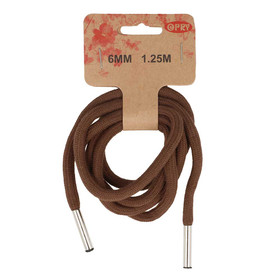 Hupparin nyöri 125 cm, Tummanruskea