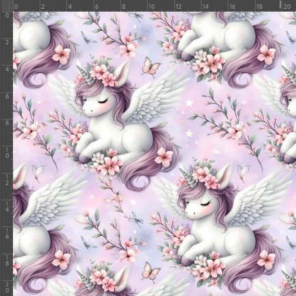 3 METRIN PALA, Unicorns, lila, trikoo