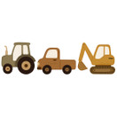 Värillinen silityskuva: Ajoneuvot