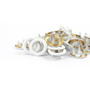 Nepparit 10 kpl / pkt , WHITE