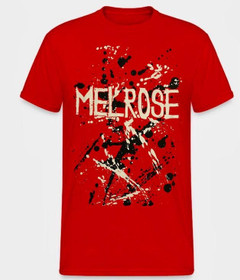Melrose,Splash punainen t-paita