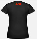 Melrose,Rich Little Bitch,women's black t-shirt
