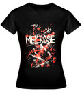 Melrose,Splash women's black t-shirt