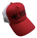 Melrose red-white trucker cap