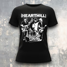 Hearthill, black lady t-shirt