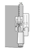 10mm Päärmäyksen ohjain