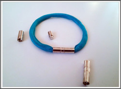 Magneettilukko Ø 4 mm, putki, teräsväri