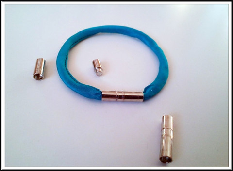Magneettilukko Ø 4 mm, putki, teräsväri