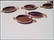 Korupohja, linkki, kullattu, ovaali 18 x 13 mm
