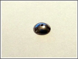 Helmihattu 6 mm, sileä, ruostumaton teräs, 10 kpl
