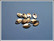 Pronssihela mini, 12 x 7.5 mm, 10 kpl