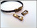 Magneettilukko 5 x 2 mm, solki, antiikkipronssi