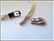 Magneettilukko 5 x 2 mm, solki, antiikkihopea