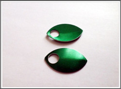 Alumiinihela iso, 30 x 20 mm, vihreä