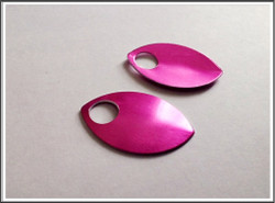 Alumiinihela iso, 30 x 20 mm, pinkki