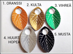 Alumiinihela iso, 30 x 20 mm, lehti
