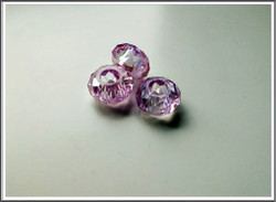 Kristallilasihelmi, 14 x 9 mm, Light Amethyst AB
