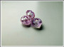 Kristallilasihelmi, 14 x 9 mm, Light Amethyst AB