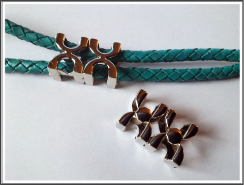 Hopeoitu hela 15 x 9 mm, XX
