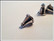 Helmihattu, 11 x 10 mm kartio, antiikkihopean värinen, sileä, 2 kpl