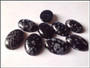Lumihiutaleobsidiaani, 25 x 18 mm kapussi