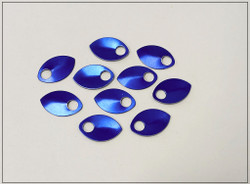 Alumiinihela, 22 x 14 mm, sininen, 10 kpl