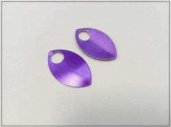 Alumiinihela iso, 30 x 20 mm, lila