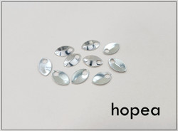 Alumiinihela mini, 12 x 7.5 mm, 10 kpl, eri värejä