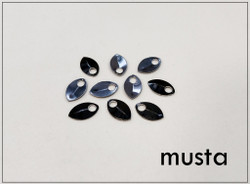 Alumiinihela mini, 12 x 7.5 mm, 10 kpl, eri värejä