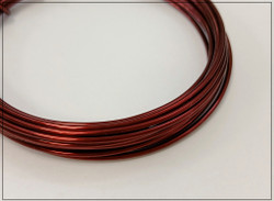 Värillinen alumiinilanka Ø 1.5 mm, 3 metriä, kastanjanruskea (Maroon)