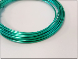 Värillinen alumiinilanka Ø 1.5 mm, 3 metriä, merenvihreä (Sea green)