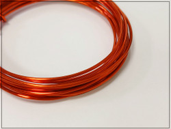 Värillinen alumiinilanka Ø 1.5 mm, 3 metriä, oranssi (Orange)