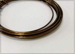 Värillinen alumiinilanka Ø 1.5 mm, 3 metriä, pronssi (Bronze)