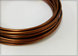 Värillinen alumiinilanka Ø 2.5 mm, 5 metriä, pronssinruskea