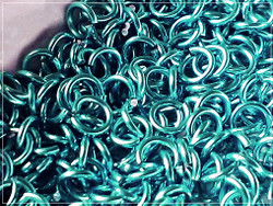 Rengas Ø 4.0 mm, lanka 1 mm, 50 kpl, vaaleansininen