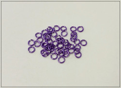 Rengas Ø 2.8 mm, lanka 0.8 mm, 50 kpl, lila