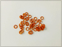 Rengas Ø 2.8 mm, lanka 0.8 mm, 50 kpl, oranssi