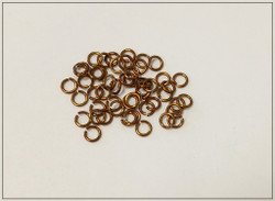 Rengas Ø 2.8 mm, lanka 0.8 mm, 50 kpl, pronssi