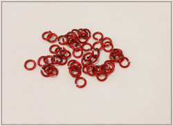 Rengas Ø 2.8 mm, lanka 0.8 mm, 50 kpl, punainen