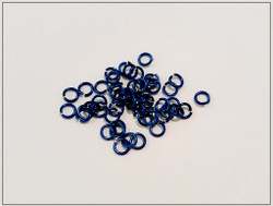 Rengas Ø 3,5 mm, lanka 1 mm, 50 kpl, safiiri