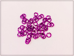 Rengas Ø 4.1 mm, lanka 1.2 mm, 50 kpl, purppura