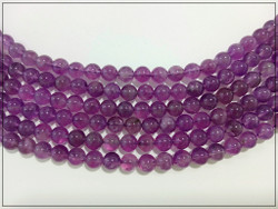 Ametisti, pyöreä Ø 8 mm