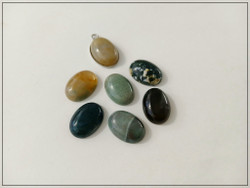 Jaspis, fancy, 18 x 13 mm, ovaali