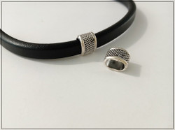 Hopeoitu rengashela, nyppykuvio