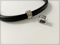 Hopeoitu rengashela, tikkikuvio