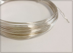 Hopeoitu kuparilanka Ø 0,6 mm, 10 metriä, tummumaton