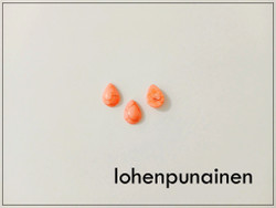 Howliitti 10 x 7 mm pisarakapussi, eri värejä