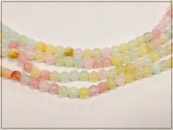 Jade Ø 4 mm, pastelli värimix, ½ nauha