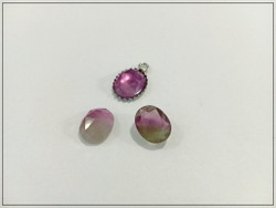 Ametisti, 10 x 8 mm fasetoitu kapussi