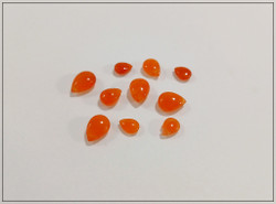 Karneoli A, sileä päärynä brioletti, 10 kpl